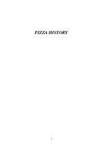 Kutatási anyagok 'Pizza History', 1.                