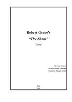 Esszék 'Robert Grave "The Shout"', 1.                