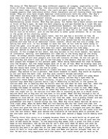 Esszék '"The Natural" by Bernard Malamud - Aspect of Tragedy', 1.                