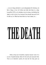 Esszék 'The Death', 1.                