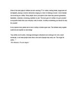 Esszék 'Hobbies', 2.                