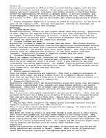 Esszék 'The Strategic Analysis of Conseco Inc.', 1.                