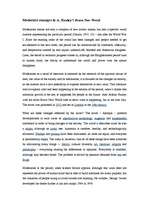 Esszék 'Modernism Concepts in "Brave New World" by A.Huxley', 1.                