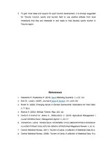 Záródolgozatok 'Evaluation of Sports Tourism Development in Tukums Region', 66.                