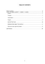 Összefoglalók, jegyzetek 'Turkey Tour', 2.                