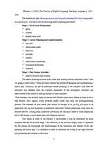 Záródolgozatok 'Lesson Planning - an Essential Factor in Providing the Effective English Languag', 11.                