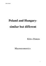 Kutatási anyagok 'Macroeconomic Analysis of Poland and Hungary', 1.                