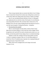 Összefoglalók, jegyzetek 'Clotting Blood Disorders', 3.                