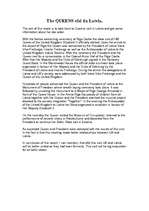 Esszék 'The Queens visit in Latvia', 1.                