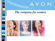 Prezentációk 'AVON - The Company for Women', 1.                