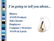 Prezentációk 'AVON - The Company for Women', 2.                