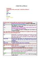 Esszék 'A Little Piece of Heaven', 1.                