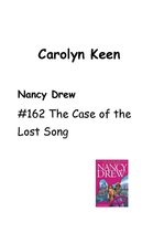 Összefoglalók, jegyzetek 'Book Review Carolyn Keen "The Case of the Lost Song"', 1.                