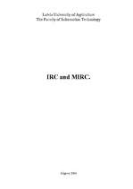 Kutatási anyagok 'IRC and mIRC', 1.                
