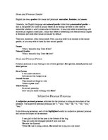 Összefoglalók, jegyzetek 'The Pronoun and Its Classification', 2.                