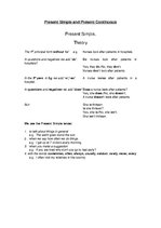 Összefoglalók, jegyzetek 'Past Tenses, Present Tenses and Future Tenses', 1.                