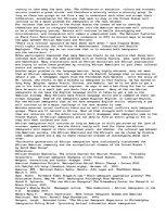 Esszék 'New African Immigrants, Caribbean and Africa, Difficulties of Assimilation', 3.                