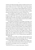 Esszék 'History of the Community Formation and the Modem Union Development. Integration ', 3.                