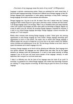 Esszék '"The Limits of My Language Mean the Limits of My World". L.Wittgenstein', 1.                