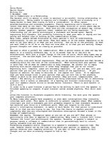 Esszék 'How to Communicate in a Relationship', 1.                