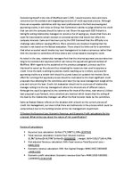 Összefoglalók, jegyzetek 'Risk Management Case about Wellfleet Bank', 2.                