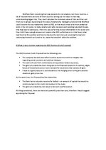 Összefoglalók, jegyzetek 'Risk Management Case about Wellfleet Bank', 3.                