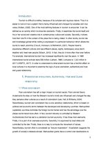 Esszék 'The Tourist Consumption of Local Cultures', 3.                