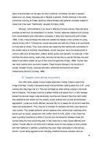 Esszék 'The Tourist Consumption of Local Cultures', 8.                