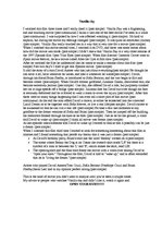 Esszék 'Film Review "Vanilla Sky"', 1.                