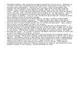 Esszék 'Discussion of extent of religious freedom in New England/Chesapeake colonies bef', 1.                