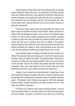 Esszék 'World War Two Effects on Japanese Society', 2.                