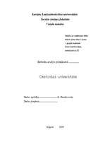 Összefoglalók, jegyzetek 'University of Oxford', 1.                