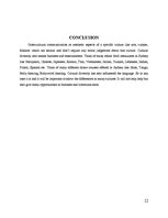 Kutatási anyagok 'Cross Cultural Communication', 12.                