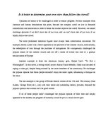 Esszék 'Is it Better to Determine Your Own View than Follow the Crowd?', 1.