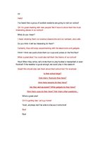 Minták 'Oral Exam for Grade 9 in English', 1.                