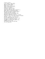 Esszék 'A Walk in Life', 1.                