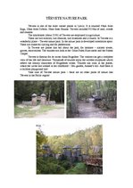Összefoglalók, jegyzetek 'Tervete Nature Park', 1.                