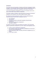 Összefoglalók, jegyzetek 'A Critical Review and Evaluation of Employee Performance Management', 2.                
