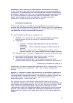 Összefoglalók, jegyzetek 'A Critical Review and Evaluation of Employee Performance Management', 4.                