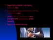 Prezentációk 'Legal Language', 3.                