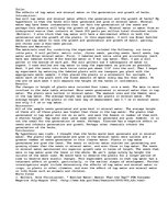 Esszék 'Report on Plant Growth and Water Purity Affect on It', 1.                