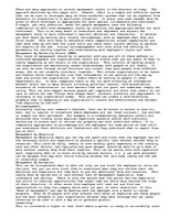 Esszék 'Alternative Theory of Management', 1.                