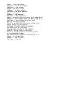 Esszék 'Death Despair Darkness', 1.                