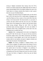 Összefoglalók, jegyzetek 'England', 5.                