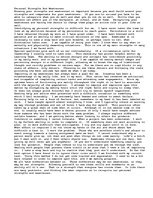 Esszék 'Personal Strengths and Weaknesses', 1.                