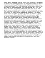 Esszék 'Brief History of Video Games', 1.                