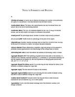 Összefoglalók, jegyzetek 'Terms in Economics and Business', 1.                