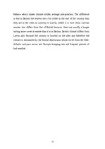 Kutatási anyagok 'Climate in British Isles in Comparison to Latvian Climate', 13.                