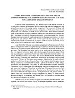 Esszék 'Europe Wants to Be a Common Market, but with a Bit of Politics thrown in; an Ele', 1.                