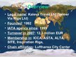 Prezentációk 'Travel Agency "Kaleva Travel"', 3.                